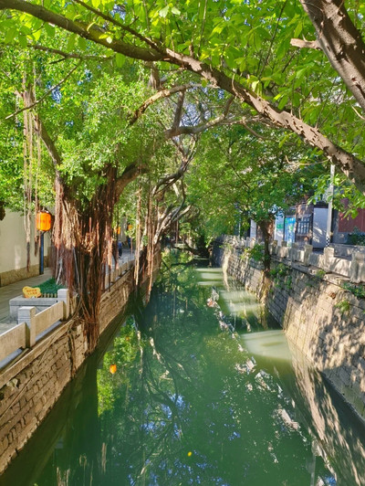 A scenic view of fuzhou zhuzifang
