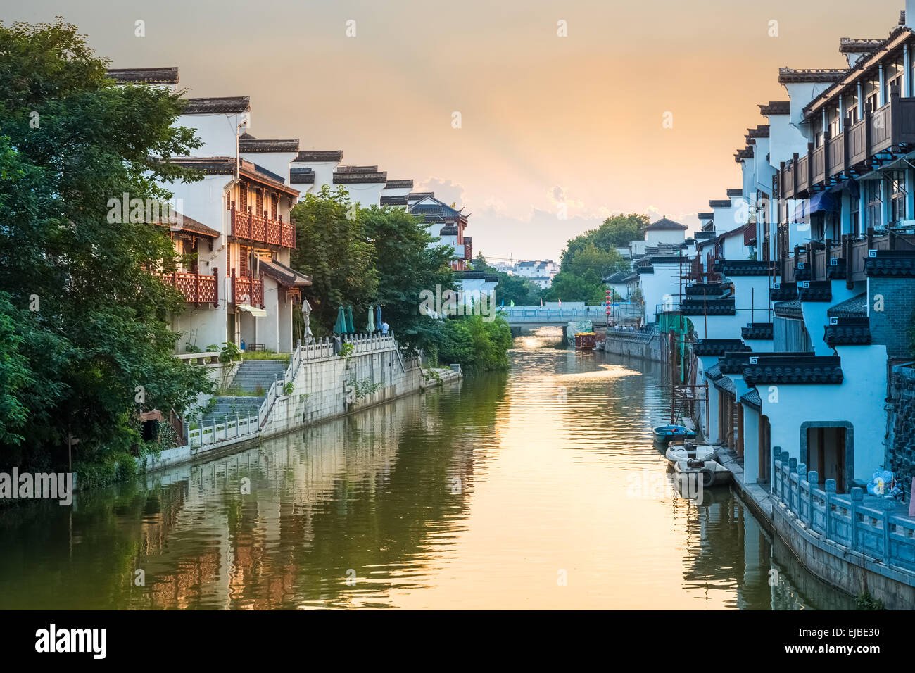 A scenic view of fuzimiao qinhuai river
