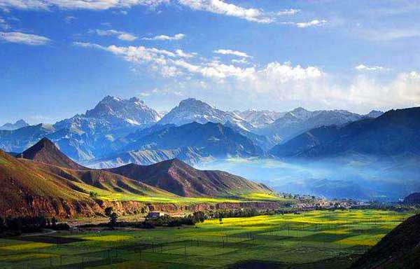A scenic view of gansu provincial museum