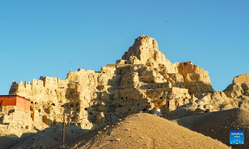 A scenic view of Gantang Palace Ruins