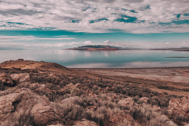 A scenic view of gantou_ancient_salt_flats