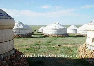 A scenic view of gegentala_grassland
