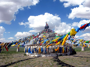A scenic view of gegentala_grassland