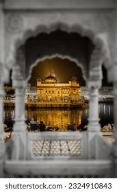 A scenic view of golden temple