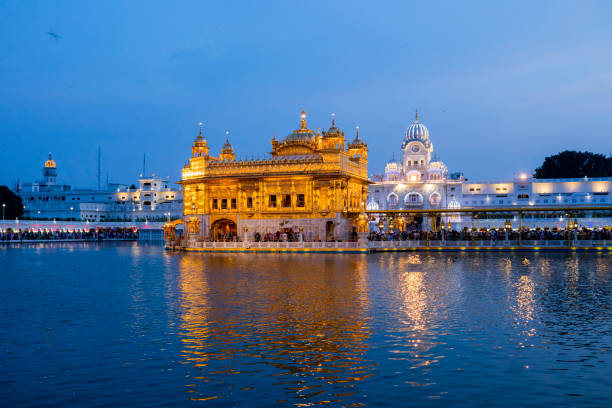 A scenic view of golden temple