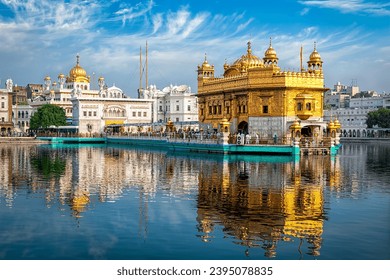 A scenic view of golden temple