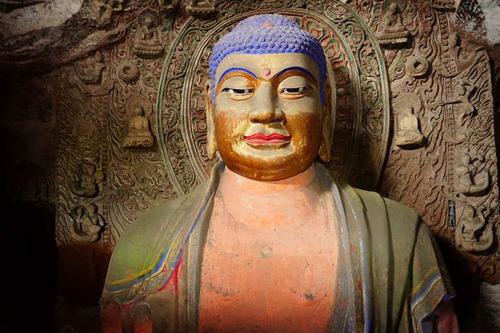 A scenic view of great_buddha_temple_grottoes_in_bin_county