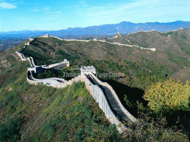 A scenic view of great wall badaling