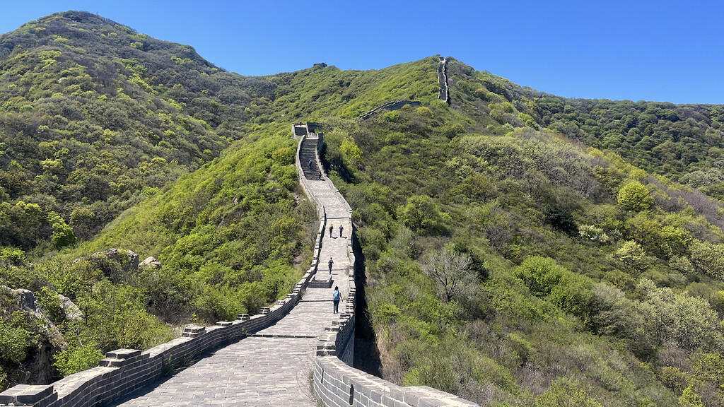 A scenic view of great wall badaling