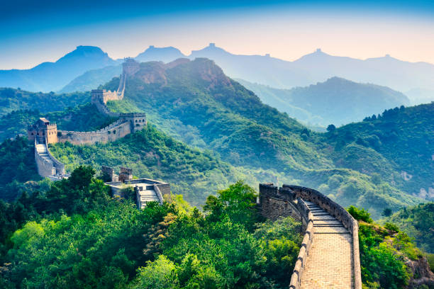 A scenic view of Great Wall Of Qi