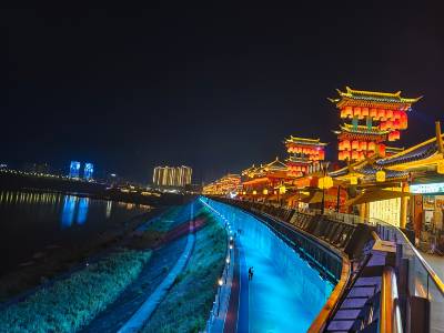 A scenic view of guang'an deng xiaoping's hometown
