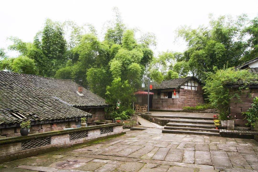 A scenic view of guang'an deng xiaoping's hometown