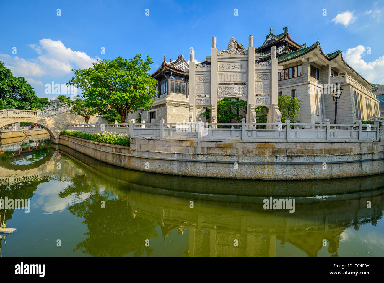 A scenic view of guangdong opera museum