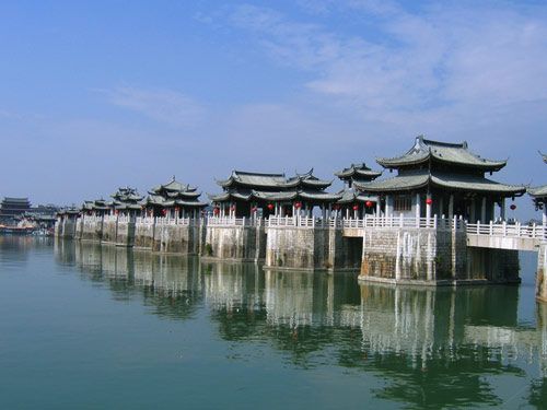 A scenic view of guangji bridge