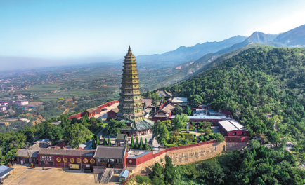 A scenic view of Guangsheng Temple
