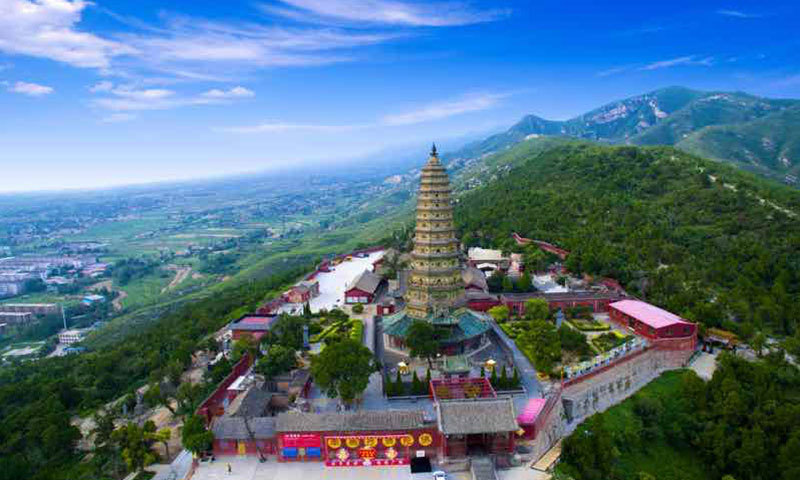 A scenic view of Guangsheng Temple
