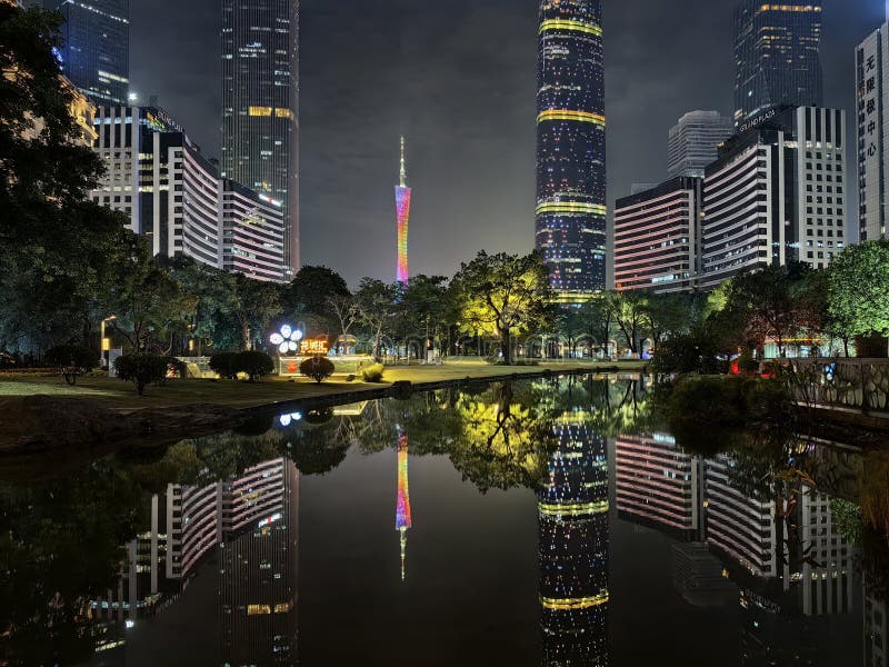 A scenic view of guangzhou tower