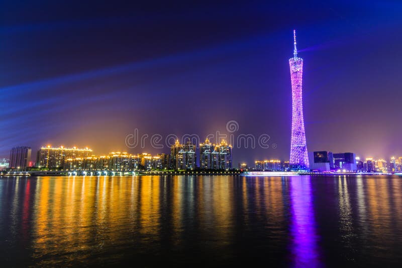 A scenic view of guangzhou tower
