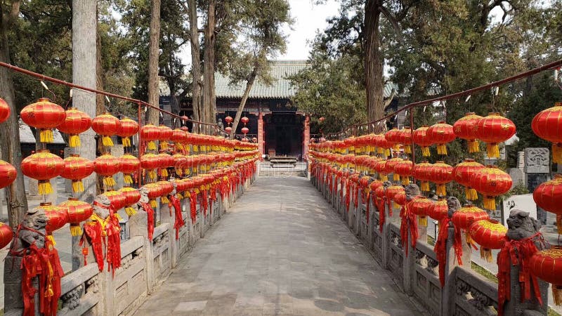 A scenic view of Guanlin Temple