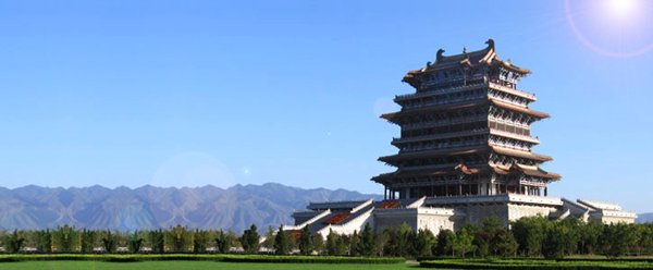 A scenic view of Guanque Tower