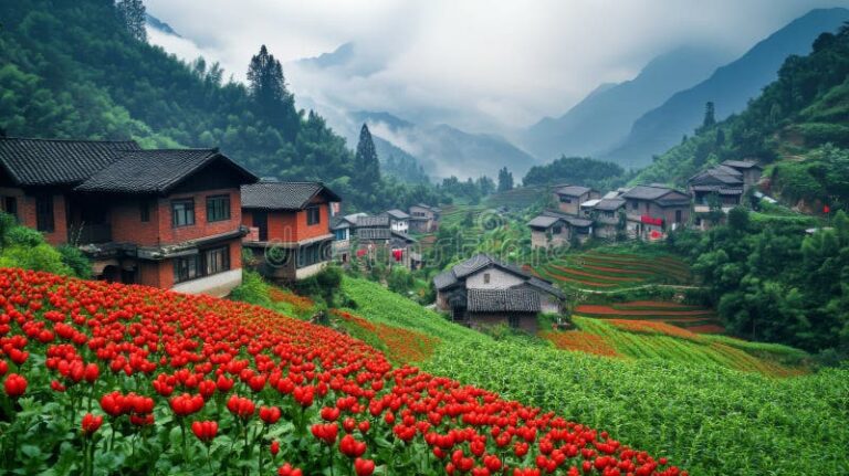 Guanxi Enclosed Houses: Where Tradition Meets Tranquility in Scenic China