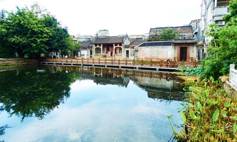 A scenic view of Guanxi Enclosed House