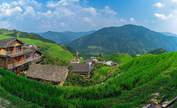 A scenic view of Guanxi Enclosed House