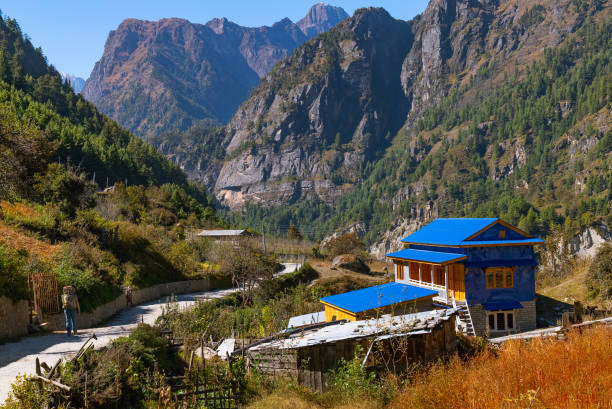 A scenic view of Guanxi Enclosed House