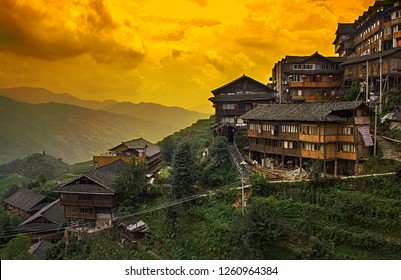 A scenic view of Guanxi Enclosed House