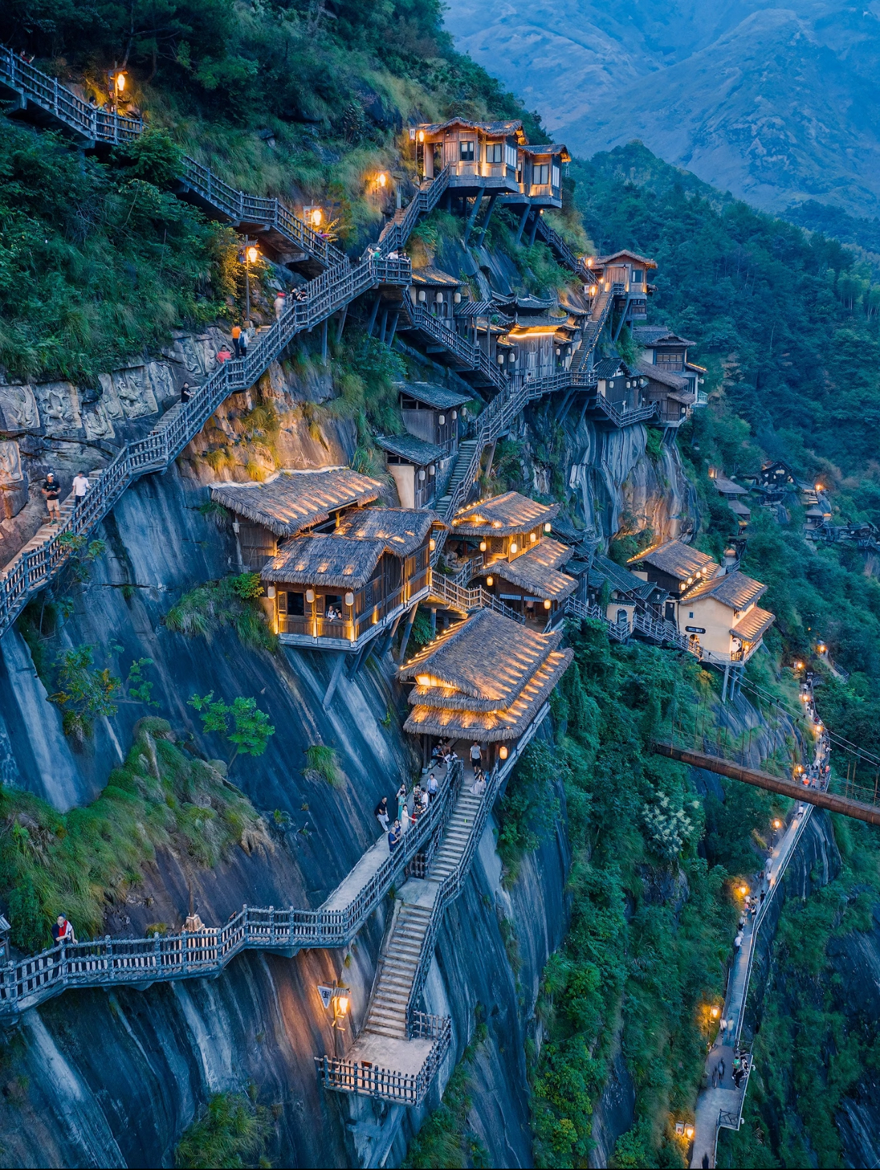 A scenic view of Guifeng Scenic Area