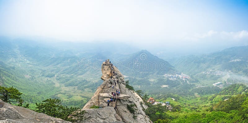 A scenic view of Guifeng Scenic Area
