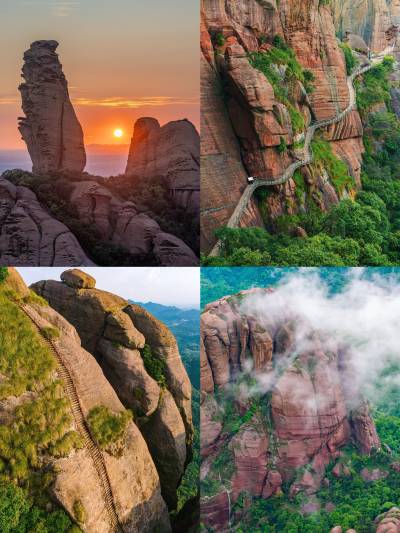 A scenic view of Guifeng Scenic Area