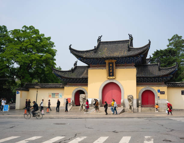 A scenic view of Guiyuan Temple