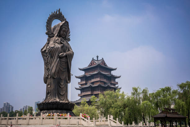 A scenic view of Guiyuan Temple