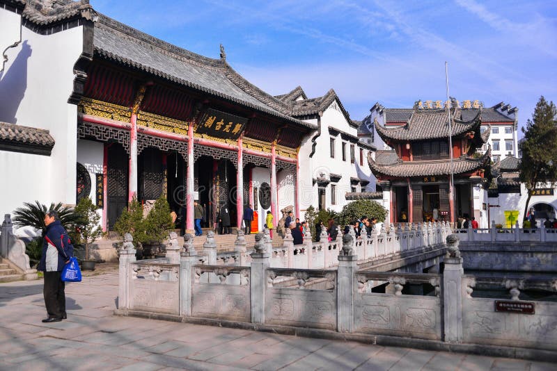 A scenic view of Guiyuan Temple