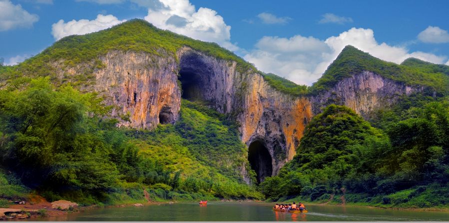 A scenic view of guizhou ethnic museum