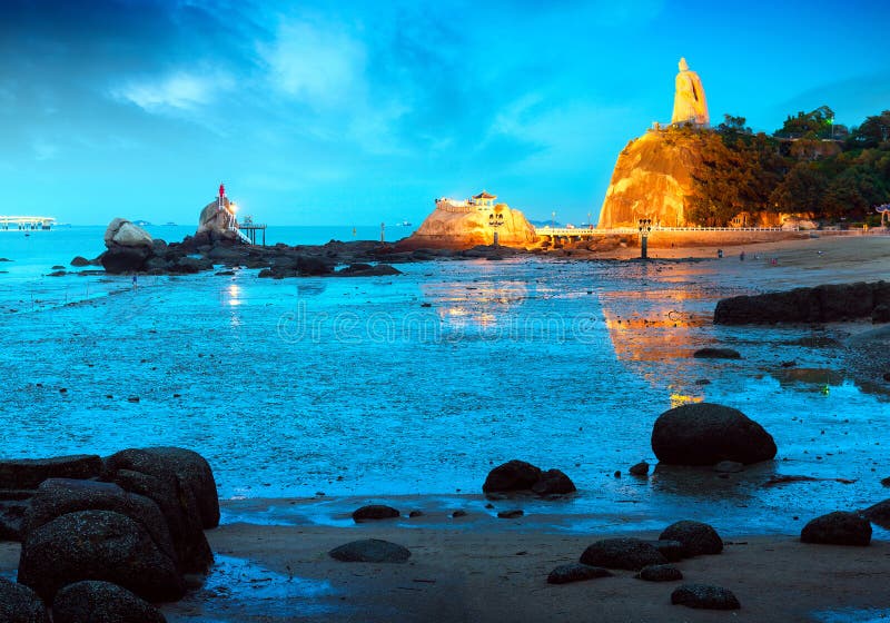 A scenic view of gulangyu island