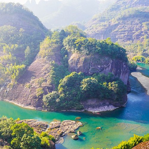 A scenic view of gushan mountain