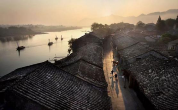 A scenic view of guyan huaxiang village