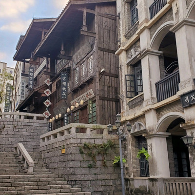 A scenic view of haikou_mission_hills_movie_town