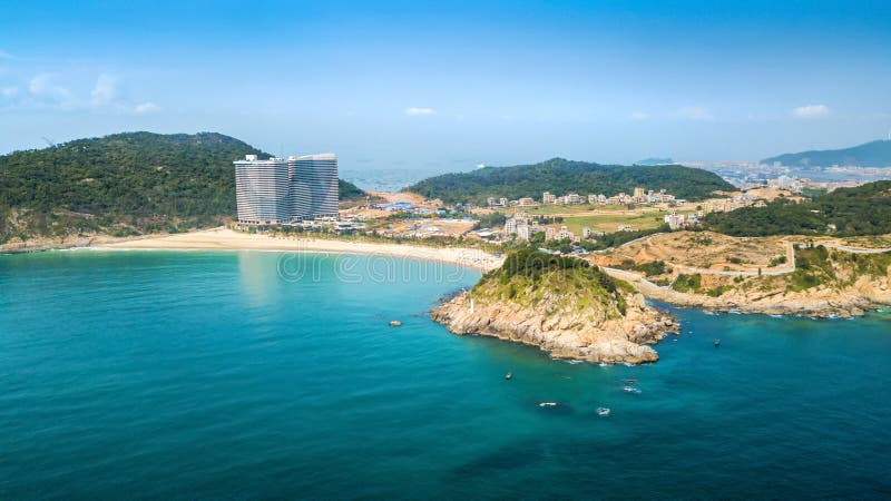 A scenic view of hailing island yangjiang