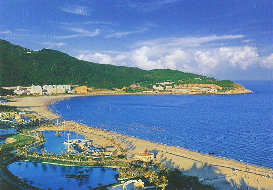 A scenic view of hailing island yangjiang