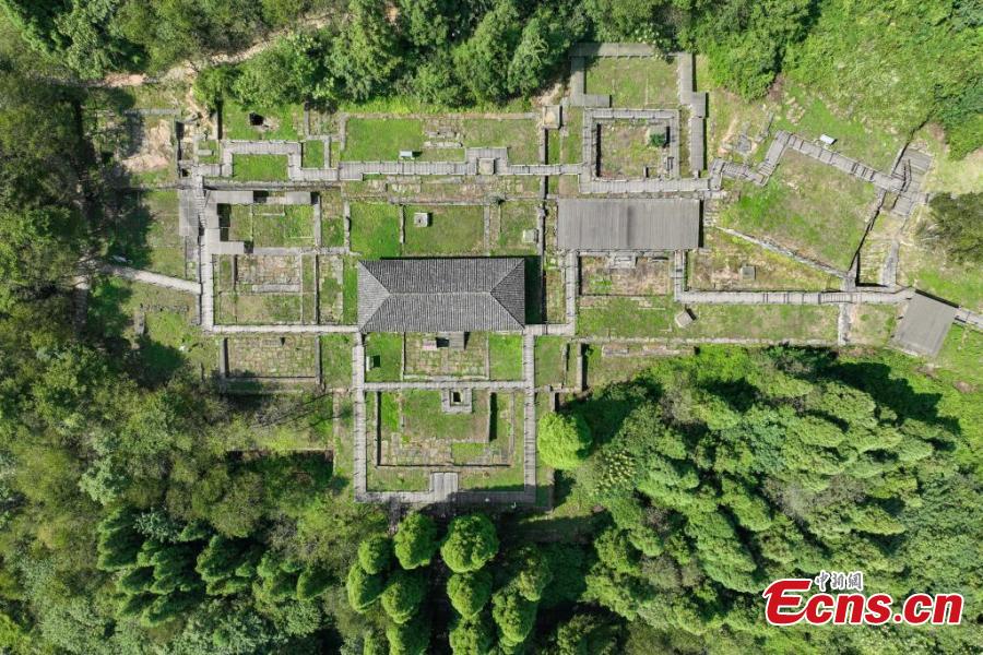 A scenic view of hailongtun castle