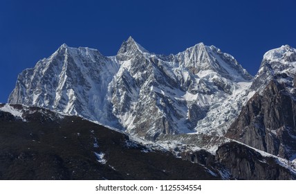 A scenic view of hailuogou glacier park