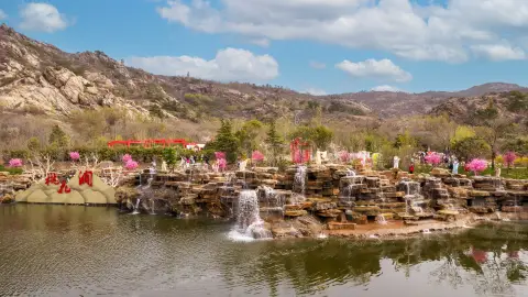 A scenic view of haizhou ancient city