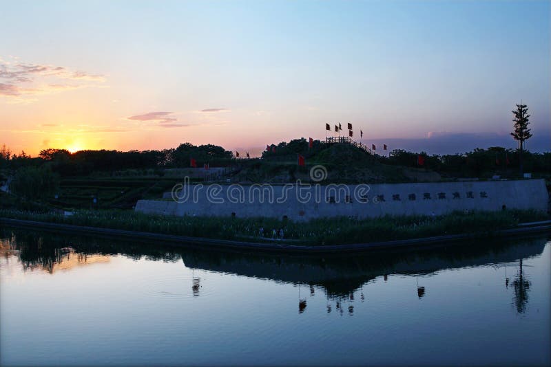 A scenic view of han_changan_city_ruins