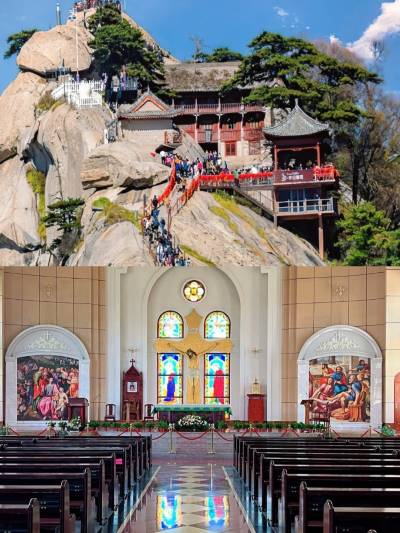 A scenic view of hancheng_ancient_city_cultural_scenic_area