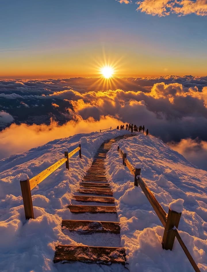 A scenic view of heavenly lake of changbai mountain