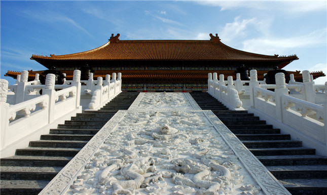 A scenic view of hengdian world studios