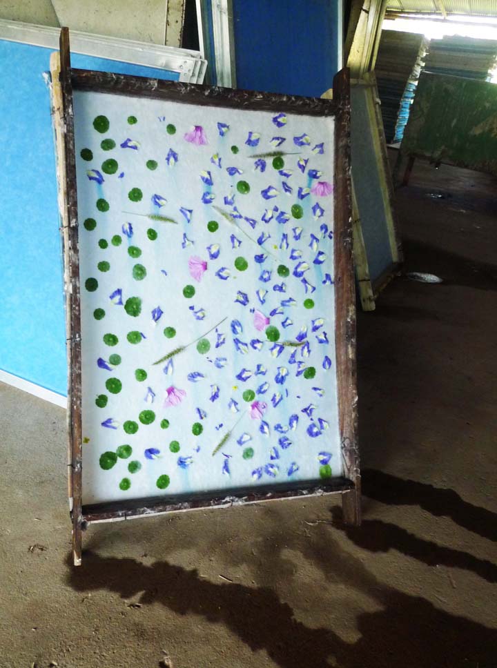 A scenic view of hetian mulberry paper workshop